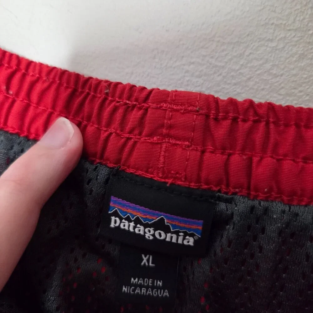 PATAGONIA Red Baggies Swim Trunks